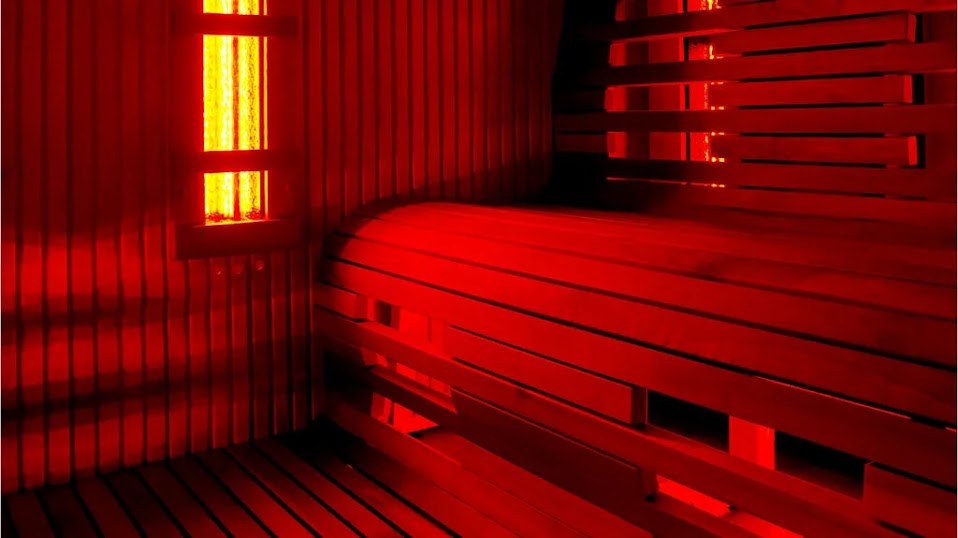 Infrared sauna installation