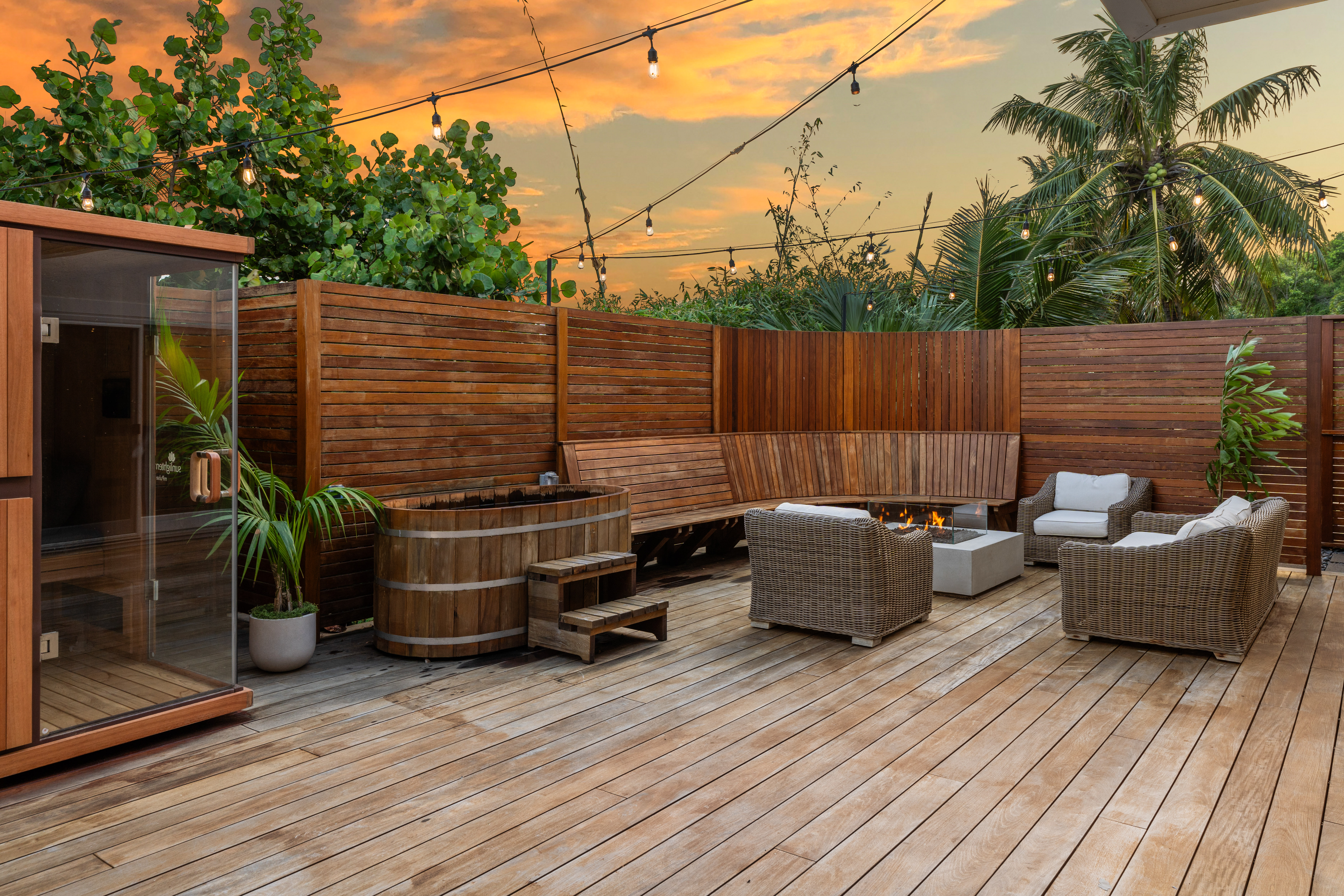 Professional sauna installation